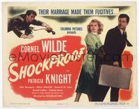 4f261 SHOCKPROOF TC '49 directed by Douglas Sirk, written by Sam Fuller, Cornel Wilde, Pat Knight