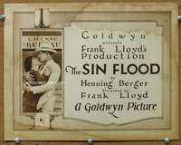 4f262 SIN FLOOD title movie lobby card '22 Richard Dix & Helene Chadwick romantic close up!