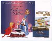 4f293 SWORD IN THE STONE/WINNIE POOH & A DAY FOR EEYORE TC '83 Walt Disney cartoon double-bill!
