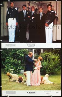 4g885 WEDDING 2 color 11x14 movie stills '78 Robert Altman directed, Carol Burnett!