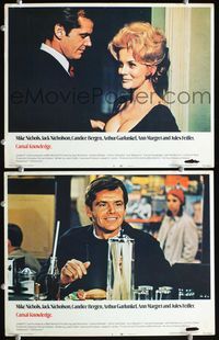 4g117 CARNAL KNOWLEDGE 2 movie lobby cards '71 Jack Nicholson checks out sexy Ann-Margret!