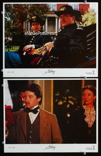 4g282 GLORY 2 movie lobby cards '89 Civil War era Matthew Broderick, Cary Elwes!