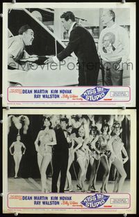 4g404 KISS ME, STUPID 2 LCs '65 directed by Billy Wilder, Dean Martin w/chorus girls, Ray Walston!