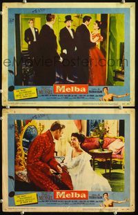 4g496 MELBA 2 lobby cards '53 Patrice Munsel in most magnificent musical spectacle of them all!