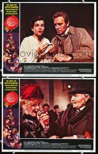 4g518 MURDER BY DECREE 2 LCs '79 Christopher Plummer as Sherlock Holmes, James Mason as Dr. Watson!