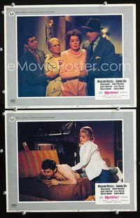 4g660 ROSIE 2 movie lobby cards '67 Rosalind Russell, Sandra Dee, James Farentino!