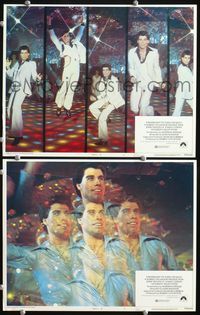4g671 SATURDAY NIGHT FEVER 2 int'l LCs 77 great images of disco dancer John Travolta!