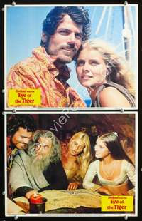 4g702 SINBAD & THE EYE OF THE TIGER 2 movie lobby cards '77 sexy Jane Seymour, Patrick Wayne!