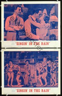 4g704 SINGIN' IN THE RAIN 2 LCs R62 Gene Kelly, Donald O'Connor, Debbie Reynolds, classic musical!