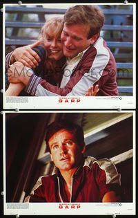 4g918 WORLD ACCORDING TO GARP 2 movie lobby cards '82 close-ups of Robin Williams, Mary Beth Hurt!
