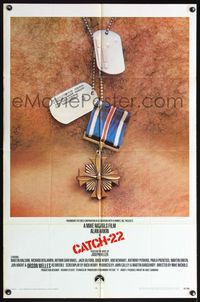 4h196 CATCH 22 1sh '70 directed by Mike Nichols, based on the novel by Joseph Heller!