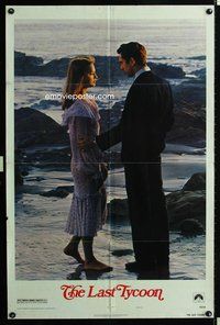 4h584 LAST TYCOON style B teaser 1sh '76 romantic image of Robert De Niro & Ingrid Boulting on beach!