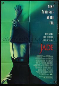 4j399 JADE DS 1sh '95 super sexy image of Linda Fiorentino!