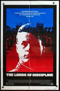 4j501 LORDS OF DISCIPLINE 1sh '83 David Keith will not lie, cheat, steal or tolerate those who do!