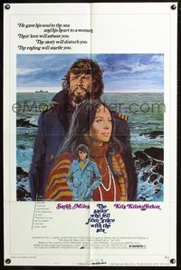 4j759 SAILOR WHO FELL FROM GRACE WITH THE SEA style A 1sh '76 art of Kris Kristofferson & Miles!