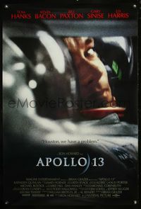4m152 APOLLO 13 DS 1sh '95 directed by Ron Howard, Tom Hanks has a problem!