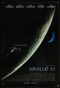 4m151 APOLLO 13 advance 1sh '95 directed by Ron Howard, Tom Hanks, Kevin Bacon & Bill Paxton!