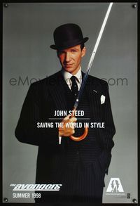 4m174 AVENGERS teaser John Steed style 1sh '98 Ralph Fiennes is saving the world in style!