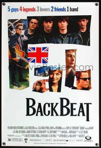 4m182 BACKBEAT 1sh '94 Iain Softley directed, Stephen Dorff, The Beatles before they were famous!