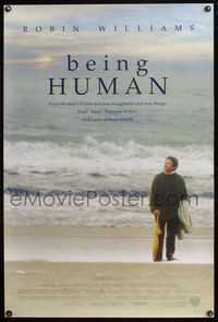 4m228 BEING HUMAN DS int'l 1sh '93 Robin Williams, John Turturro, Vincent D'Onofrio, Ewan McGregor