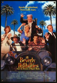 4m233 BEVERLY HILLBILLIES 1sh '93 Penelope Spheeris directed, Jim Varney as Jed Clampett!