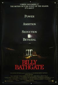 4m243 BILLY BATHGATE DS advance 1sh '91 30's gangster Dustin Hoffman, Nicole Kidman!