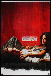 4m252 BLOW DS foil title 1sh '01 Johnny Depp & sexy Penelope Cruz, cocaine biography!