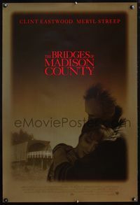 4m271 BRIDGES OF MADISON COUNTY DS advance 1sh '95 Clint Eastwood directs & stars w/Meryl Streep!