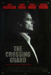 4m365 CROSSING GUARD DS 1sh '95 directed by Sean Penn, cool profile image of Jack Nicholson!