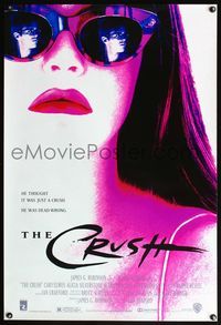4m368 CRUSH 1sh '93 cool image of Alicia Silverstone with Cary Elwes in her sunglasses!