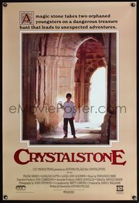 4m370 CRYSTALSTONE int'l 1sh '88 directed by Antonio Pelaez, Frank Gimes, magic stone!