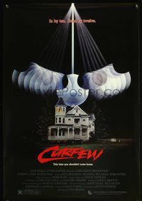 4m371 CURFEW 1sh '89 directed by Gary Winick, Kyle Richards, home by ten, dead by twelve!