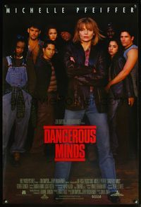 4m390 DANGEROUS MINDS Int'l 1sh '95 tough teacher Michelle Pfeiffer, George Dzundza