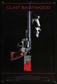 4m408 DEAD POOL 1sh '88 Clint Eastwood as tough cop Dirty Harry, cool gun image!