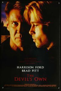 4m424 DEVIL'S OWN DS int'l 1sh '97 Alan J. Pakula directed, Harrison Ford & Brad Pitt!