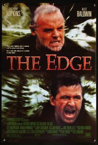 4m448 EDGE DS style A 1sh '97 great action image of Anthony Hopkins & Alec Baldwin!