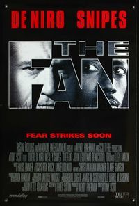 4m500 FAN DS advance 1sh '96 Robert DeNiro, Wesley Snipes, all fans have a favorite player!
