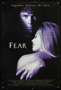 4m506 FEAR DS 1sh '96 creepy Mark Wahlberg holds Reese Witherspoon!