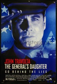 4m542 GENERAL'S DAUGHTER DS 1sh '99 close up of John Travolta, go behind the lies!