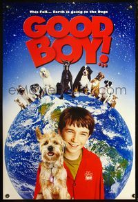 4m577 GOOD BOY DS teaser 1sh '03 Matthew Broderick, Liam Aiken & many dogs!