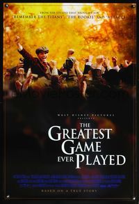 4m585 GREATEST GAME EVER PLAYED DS 1sh '05 directed by Bill Paxton, Shia Labeouf, golf!