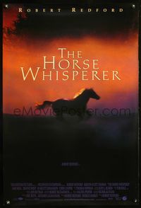 4m623 HORSE WHISPERER DS int'l 1sh '98 star & director Robert Redford, cool running horse image!
