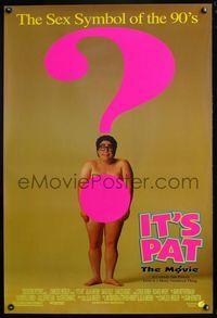 4m636 IT'S PAT DS 1sh '94 Julia Sweeney is the sex symbol of the 90's!