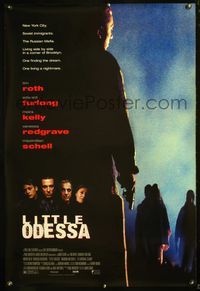4m653 LITTLE ODESSA 1sh '94 James Gray directed, profile of Tim Roth w/pistol!