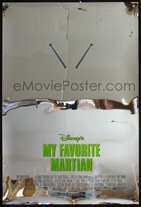 4m681 MY FAVORITE MARTIAN foil teaser 1sh '99 Walt Disney, Christopher Lloyd & Jeff Daniels