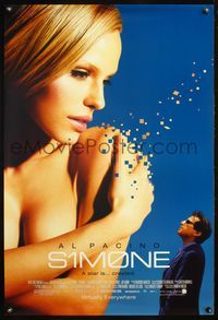 4m721 S1M0NE DS 1sh '02 Al Pacino, Winona Ryder, sexy nude Rachel Roberts!