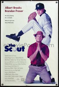 4m730 SCOUT DS 1sh '94 Albert Brooks, Brendan Fraser as baseball phenomenon!