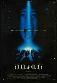 4m731 SCREAMERS DS 1sh '95 Peter Weller, the last scream you hear will be your own!