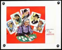 4r127 LADYKILLERS linen English trade ad '55 great completely different playing card art by Longi!