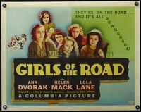 4r030 GIRLS OF THE ROAD 1/2sh '40 Ann Doran, Lola Lane, and other girls of the hobo jungles!